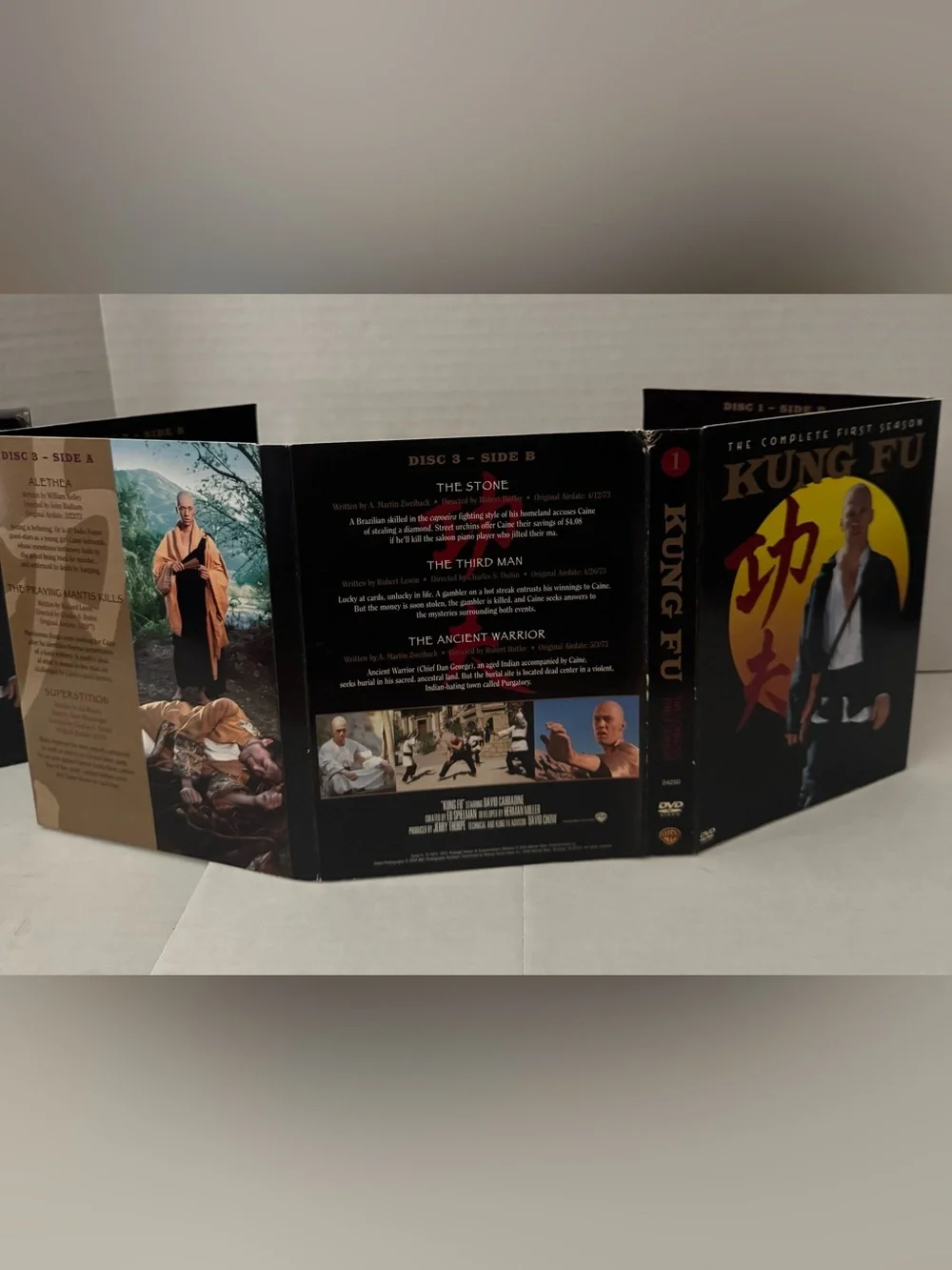Kung Fu The Complete First Season- DVD 3 Disc Set David Carradine Keye Luke